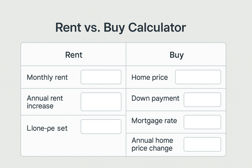 Rent vs. Buy Calculator